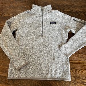 Patagonia Grey Fleece Women’s 1/4 Zip Sweater